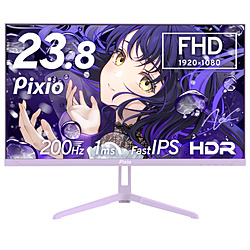 PX248WAVEPP-O ゲーミングモニター PX248 Wave パープル ［23.8型