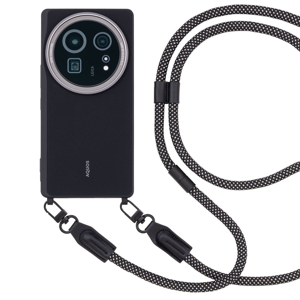 AQUOS R9 pro用SHARP純正ショルダーストラップケース｜の通販は