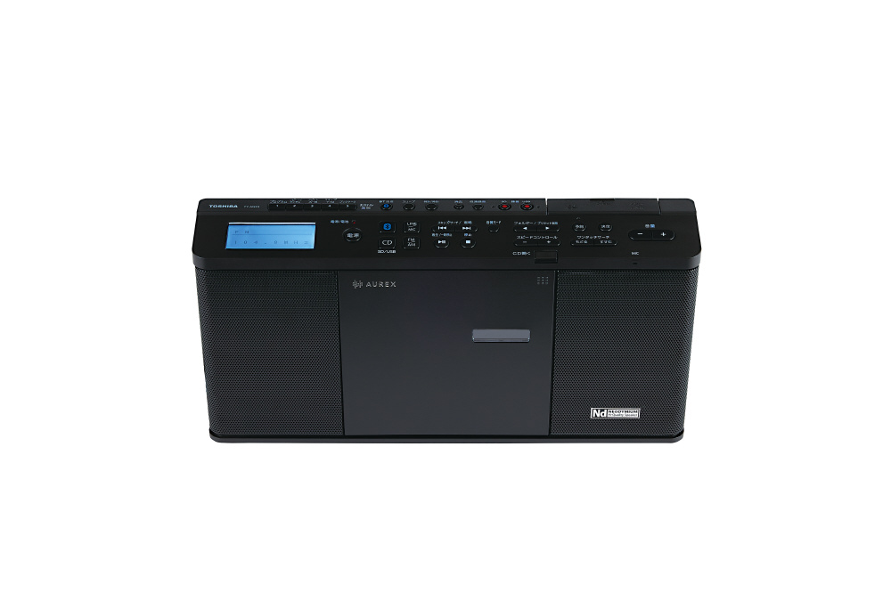 CDラジオ Aurexシリーズ ブラック TY-ANX3(K) ［ワイドFM対応