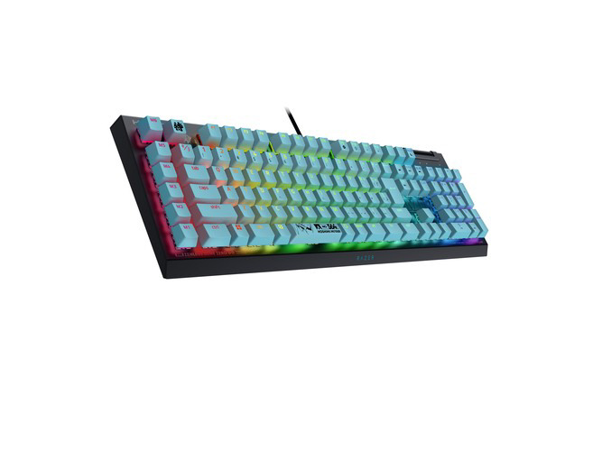 ゲーミングキーボード BlackWidow V4 X(グリーン軸)「Razer×ゼンレス