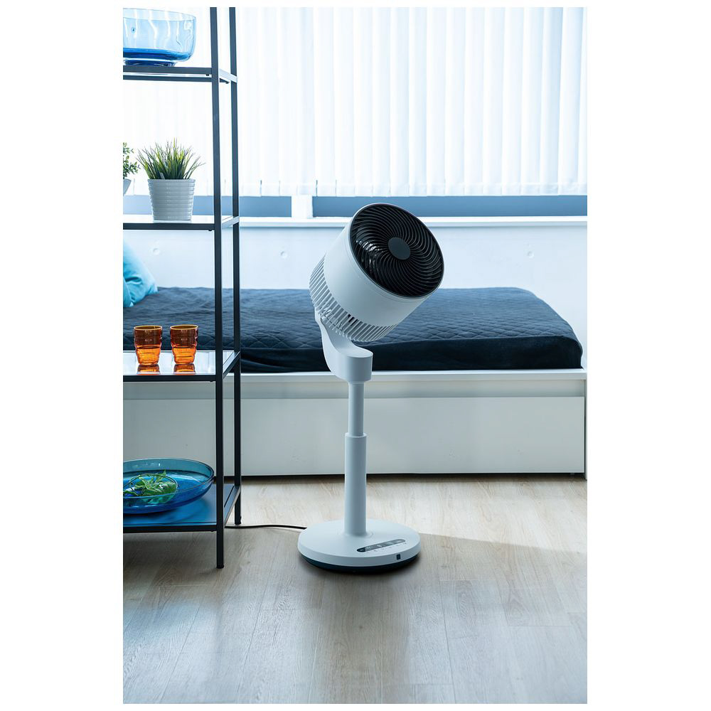 衣類乾燥機能付 3Dデュアルサーキュレーター ヒート＆クール ホワイト