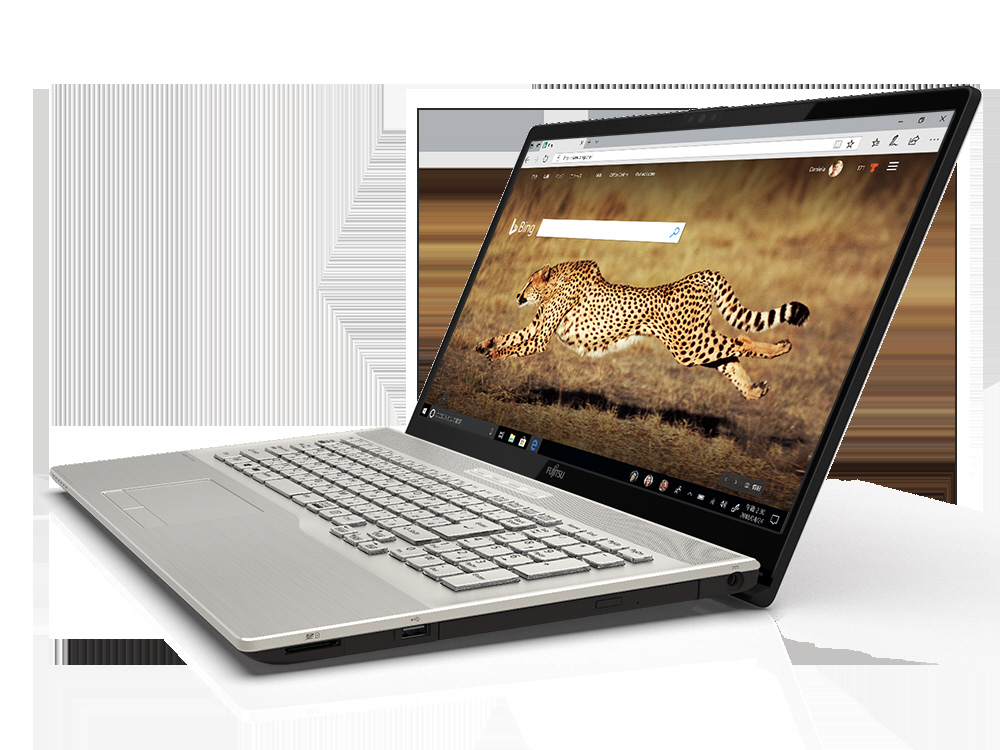 ノートパソコン LIFEBOOKNH78/E2 シャンパンゴールド FMVN78E2GB