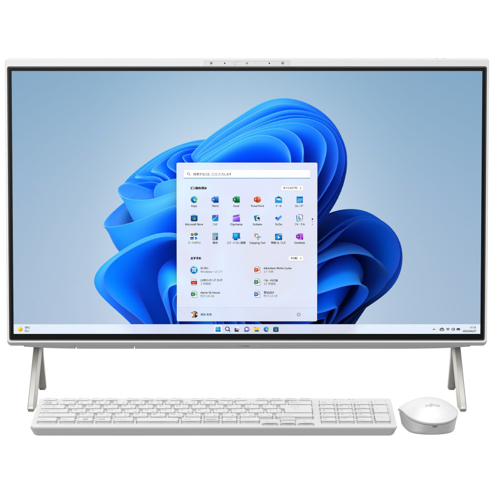 FMVF60H3W デスクトップパソコン FMV ESPRIMO FH60/H3 ホワイト ［23.8