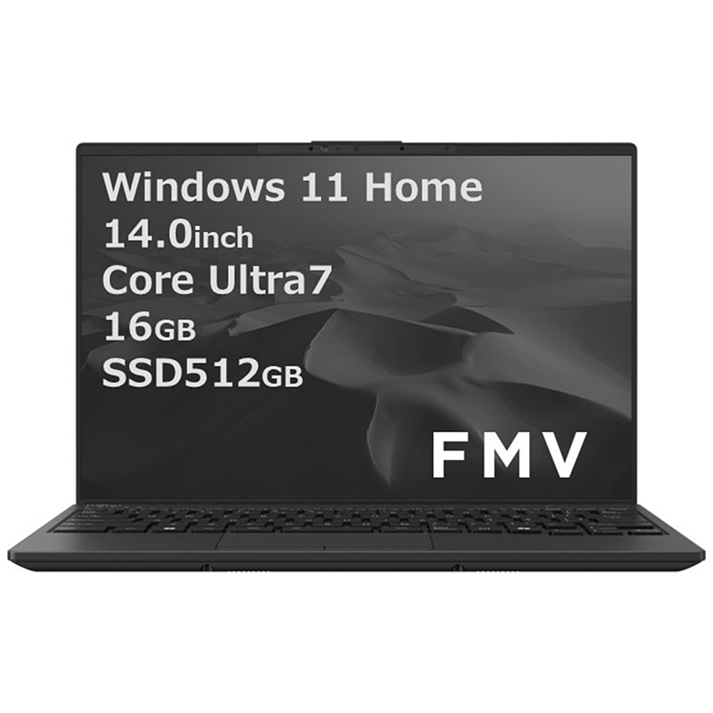 ノートパソコン FMV LIFEBOOK UH90/J3 ピクトブラック FMVU90J3B