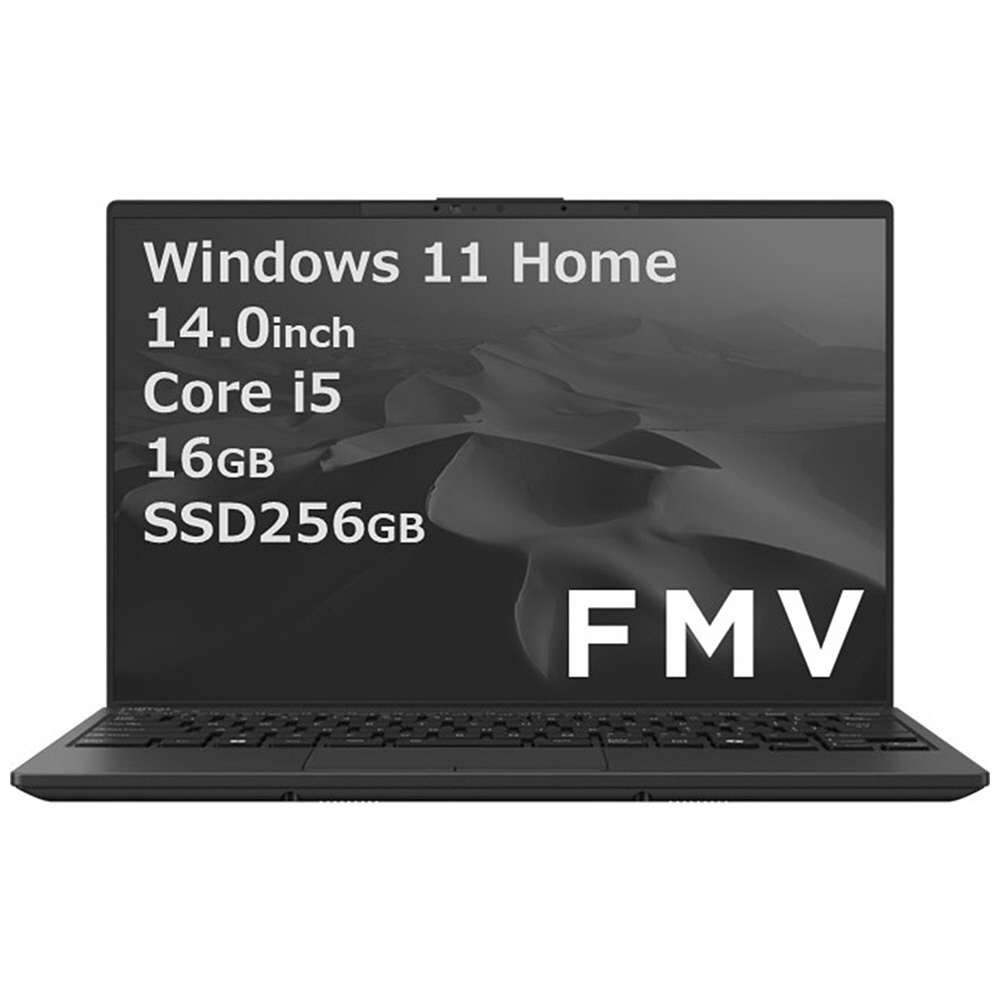 ノートパソコン FMV LIFEBOOK UH75/J3 ピクトブラック FMVU75J3B