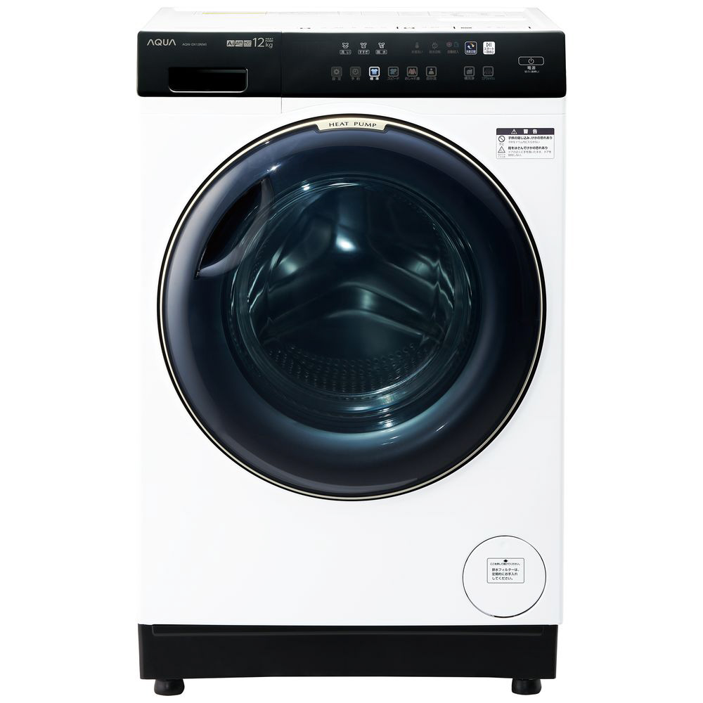 ドラム式洗濯乾燥機 AQUA ホワイト AQW-DX12R-R(W) ［洗濯12.0kg /乾燥