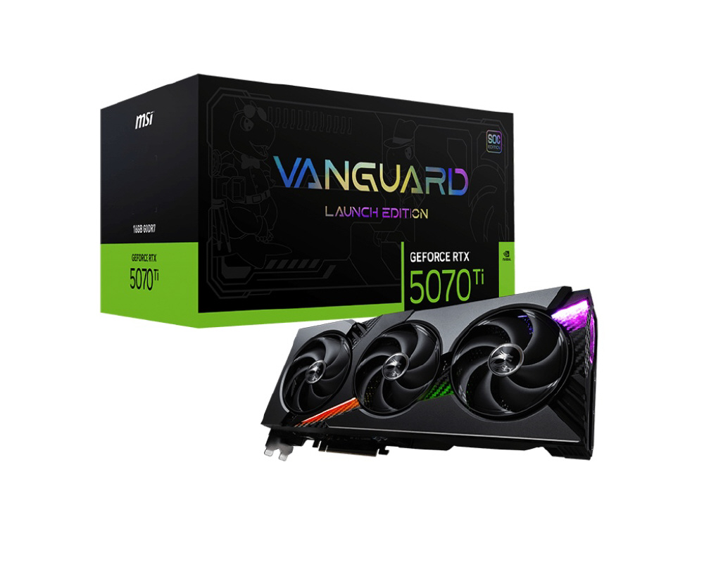 グラフィックボード GeForce RTX 5070 Ti 16G VANGUARD SOC LAUNCH