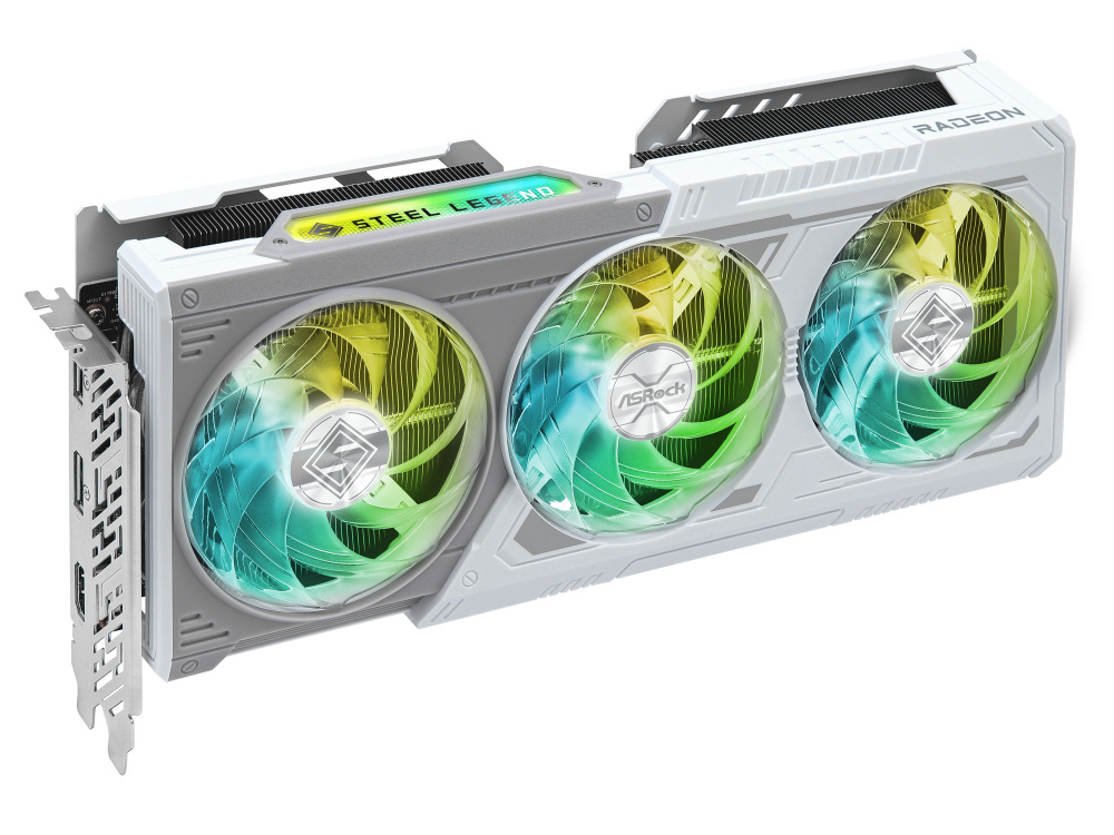 グラフィックボード Radeon RX 9060 XT Steel Legend 16G OC ホワイト