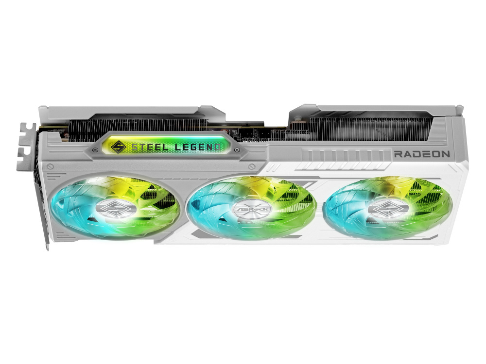 グラフィックボード Radeon RX 9060 XT Steel Legend 16G OC ホワイト