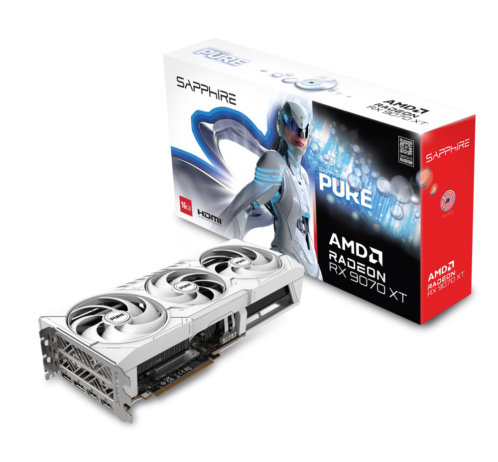 グラフィックボード PURE Radeon RX 9070 XT GAMING OC 16GB GDDR6