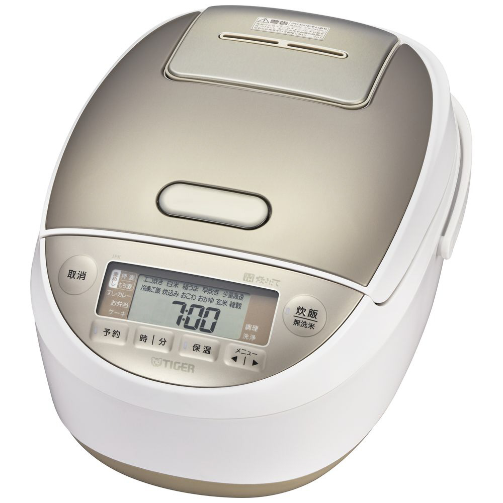 圧力IH炊飯ジャー JPK-A100W ホワイト [5.5合 /圧力IH /5.4kg]｜の通販
