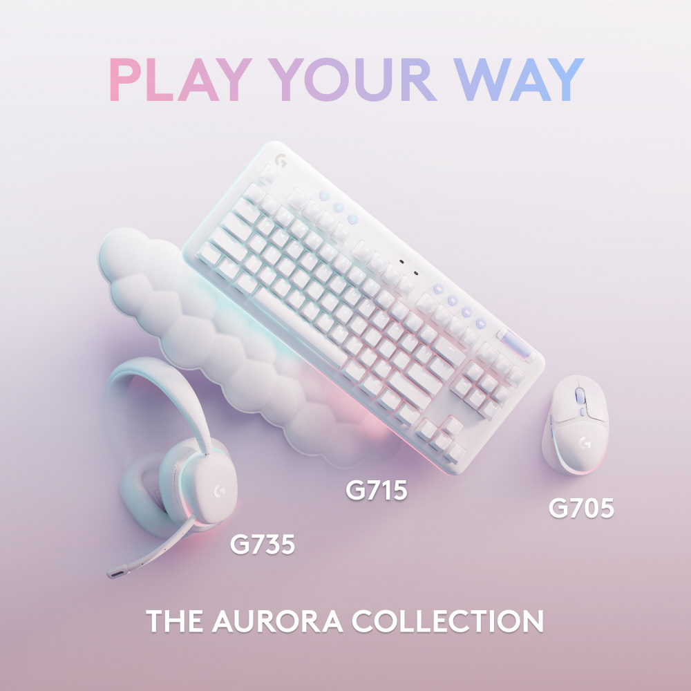 ゲーミングマウス G705 ホワイトミスト G705WL ［無線(ワイヤレス) /6