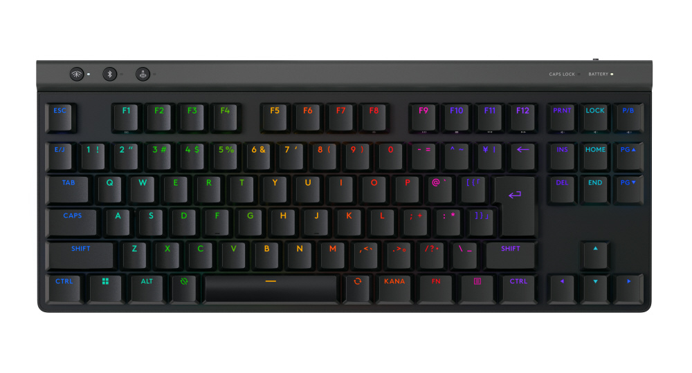 ゲーミングキーボード G515 LIGHTSPEED TKL(リニア) ブラック G515-WL