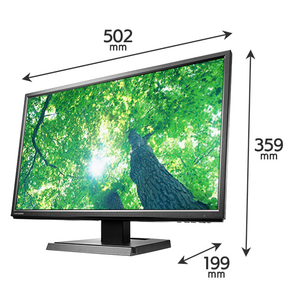 PCモニター ブラック LCD-AH221XDB-B ［21.5型 /フルHD(1920×1080