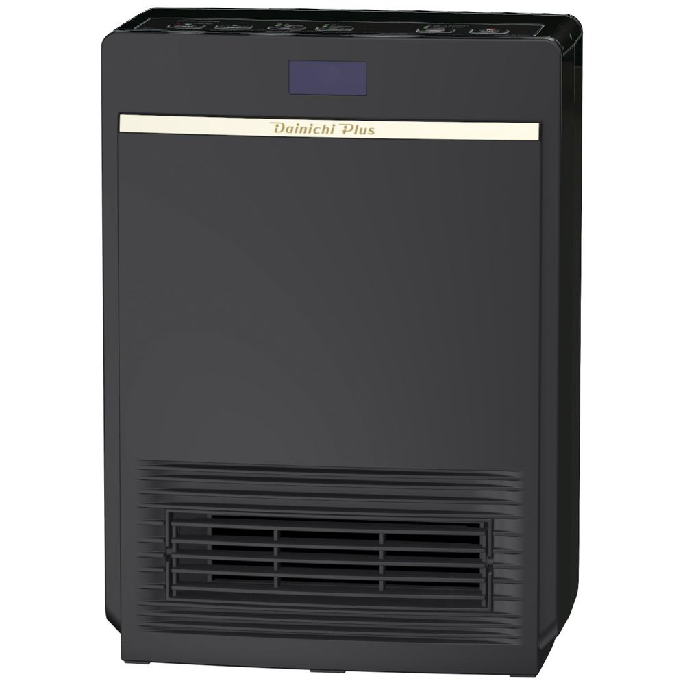 セラミックファンヒーター Dainichi Plus ブラック EF-P1200G-K ［人