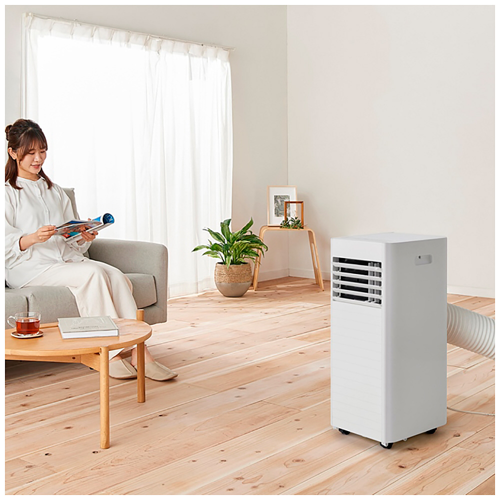 ポータブルクーラー 設置工事不要 IPK2805U ホワイト｜の通販は