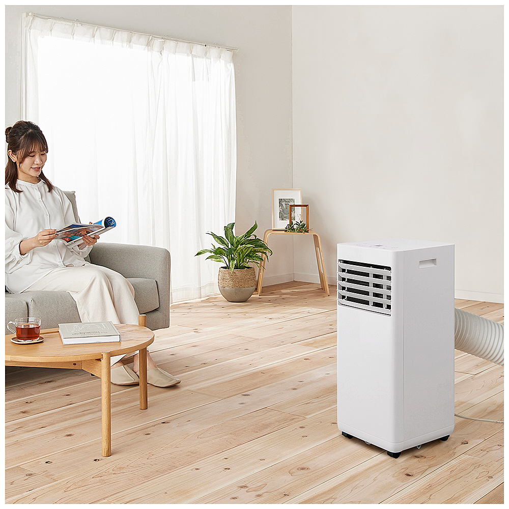 ポータブルクーラー 設置工事不要 IPK2305S ホワイト｜の通販は