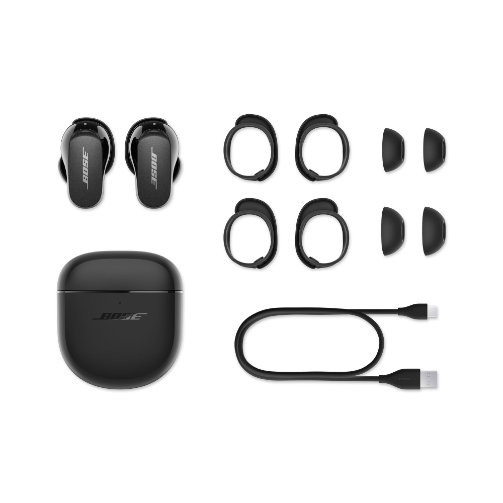 完全ワイヤレスイヤホン QuietComfort Earbuds II Triple Black