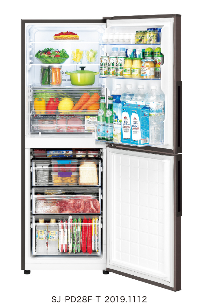 冷蔵庫 プラズマクラスター冷蔵庫 ブラウン系 SJ-PD28F-T ［280L /2