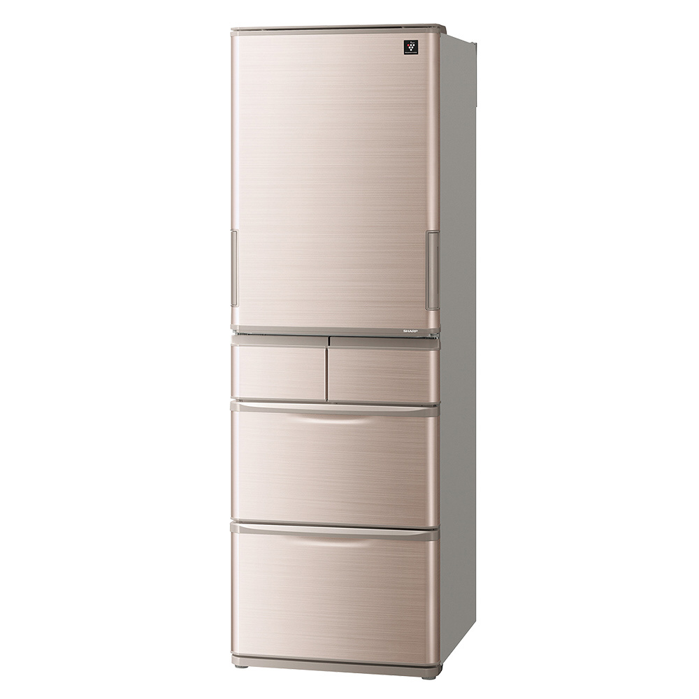 冷蔵庫 SJシリーズ ブラウン SJ-X416J-T ［幅60cm /412L /5ドア /左右