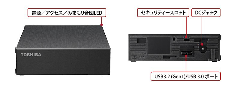 HD-TDA4U3-B 外付けHDD USB-A接続 TOSHIBA Canvio Desktop(テレビ