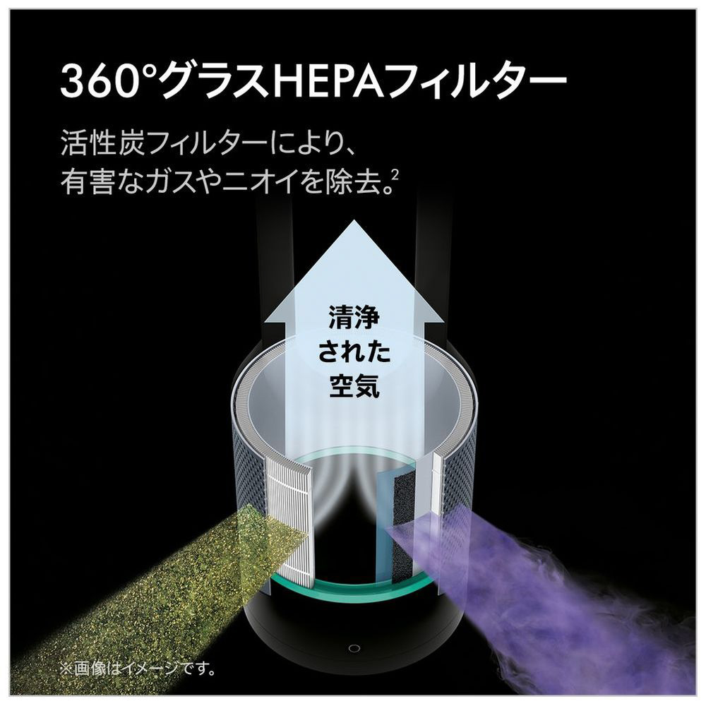 Dyson Pure Hot + Cool 羽根のない扇風機 HP00 IS N [空気清浄機