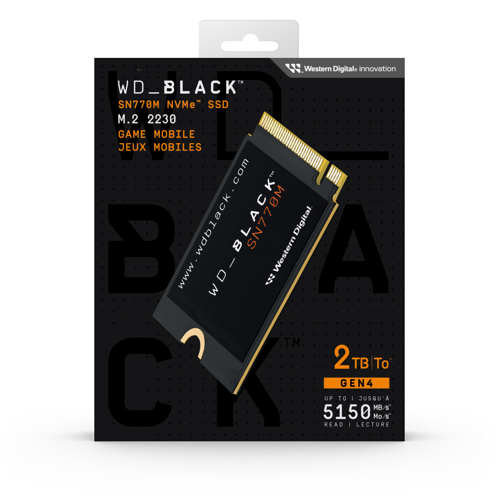 内蔵SSD PCI-Express接続 WD_BLACK SN770M WDS200T3X0G ［2TB /M.2