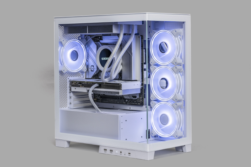 ゲーミングデスクトップパソコン ホワイト S2-147KF47S[RTX4070SUPER