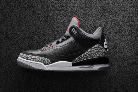 国内2月17日発売予定】 ナイキ エアジョーダン3 レトロ OG ブラック