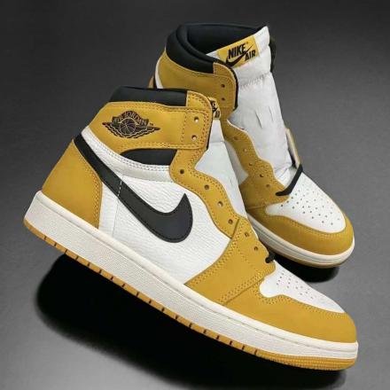 国内12月27日発売予定】ナイキ エアジョーダン 1 ハイ OG イエロー