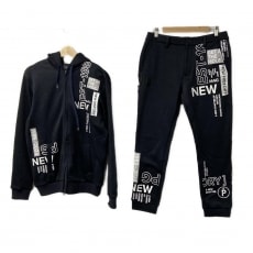 パーリーゲイツ/メンズセットアップ/黒×白/サイズ：上5 /下4の買取実績