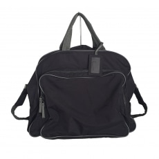 プラダスポーツ/ボストンバッグ/ネイビー×グレー/ナイロン/型番：V368