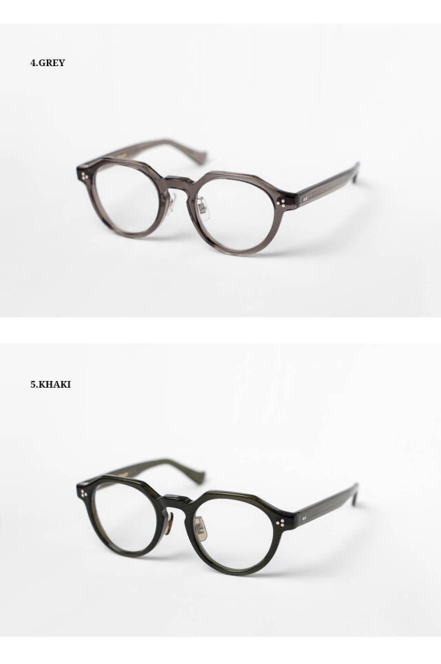 内藤熊八作 ボストンフレーム クラウンパント セルロイド N-121 日本製