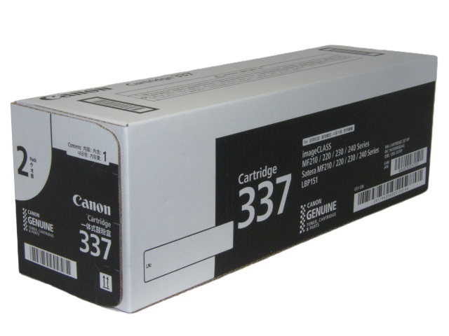 CANON トナーカートリッジ 337 未開封 純正品 【アウトレット商品】
