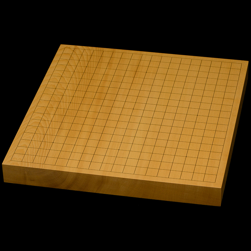 国産本榧卓上碁盤 1寸5分（一枚板・木裏） gb10199 | 前川榧碁盤店