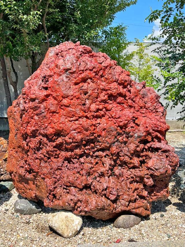 津軽錦石 銘石 景石 庭石 青森県産 碧玉 ジャスパー 錦石 陸奥の名石