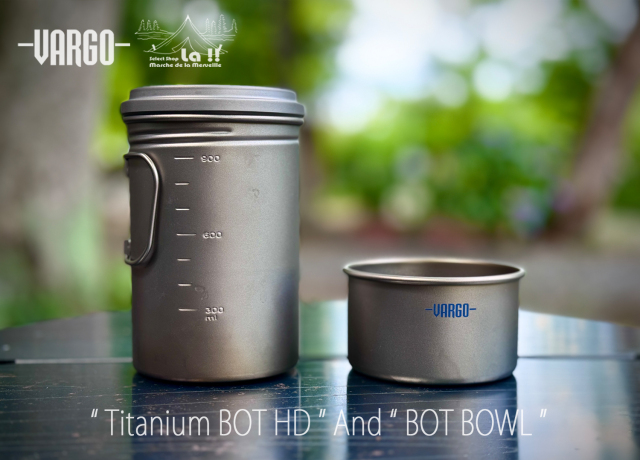 Vargo 】ヴァーゴ Titanium BOT BOWL チタニウムボットボウル UL 400ml