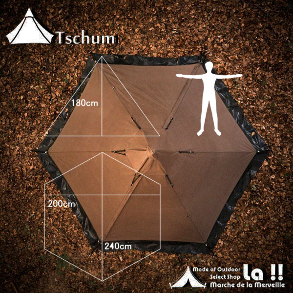 Tschum 】 チャン 【予約商品】 SOSWA 2P Cotton Tent ソスワ 2P テント
