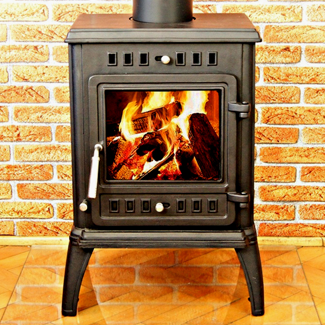 鋳物製 薪ストーブ 熱出力6W 鋳鉄 EC-B5