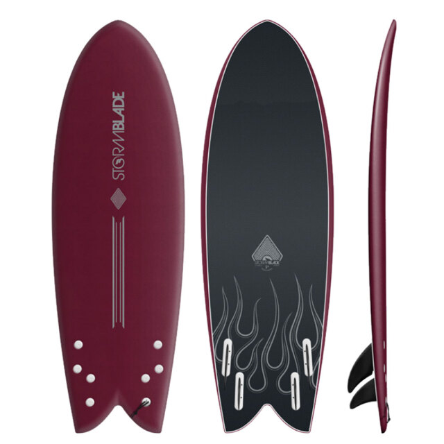 ソフトボード ストームブレード モダンレトロ フィッシュ 5'8 STORM