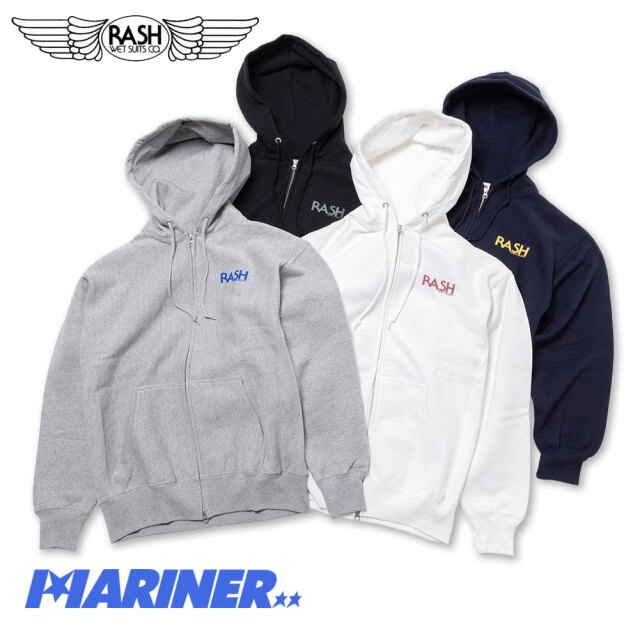 2023 RASH ラッシュ 羽バックフルジップパーカー ラッシュ トップス