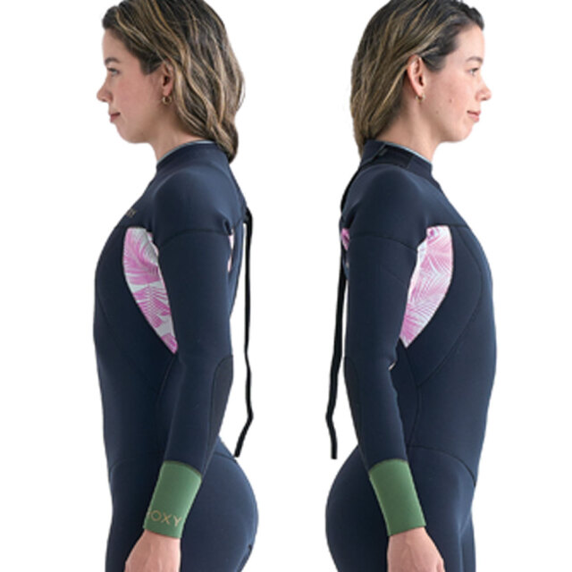 春夏 レディース オーダー ウェットスーツ 3mm×2mm ロキシー スウェル