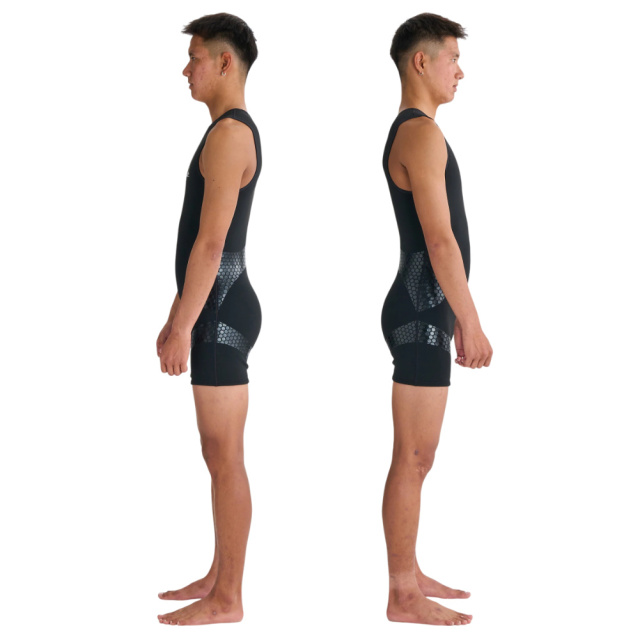 QUIKSILVER クイックシルバー インナー ショートジョン メンズ 1.0mm