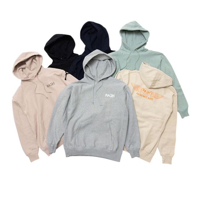 2025 RASH ラッシュ 羽バック プルオーバー パーカー メンズウェア
