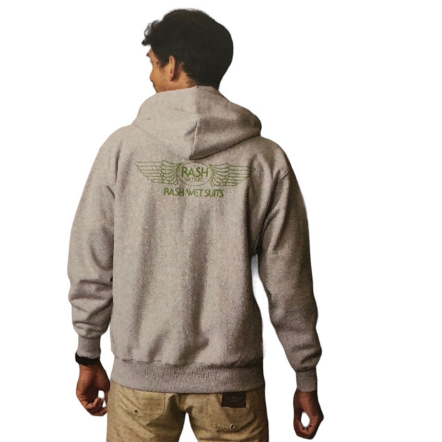 2024 RASH ラッシュ 羽バックプルオーバー パーカー ラッシュ トップス