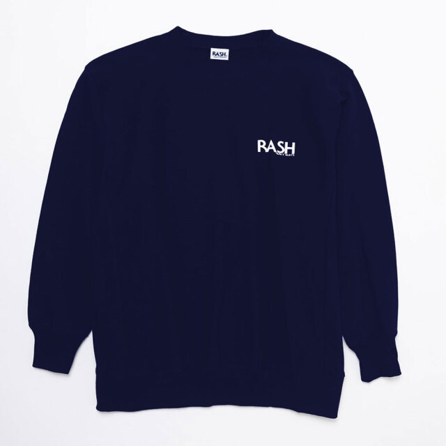 2024 RASH ラッシュ 羽バッククールネックスウェット トレーナー プル