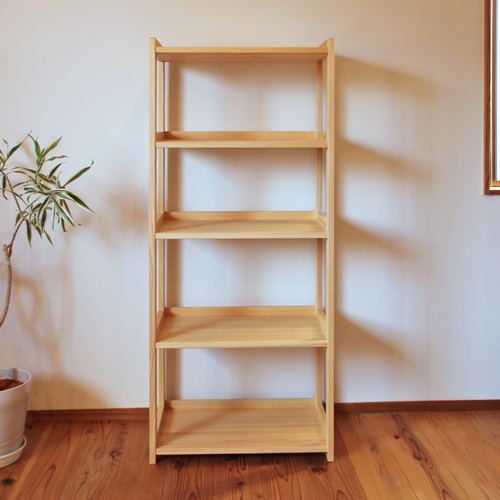 ひのきオープンラック 6035 木製 本棚 飾り棚 収納棚