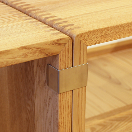 フリーラック 40 木製 タモ無垢 スクエア 収納ラック 小