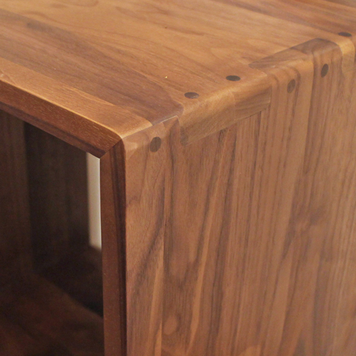 ウォールナットつみかさねラック（大） 木製 収納ラック おしゃれ