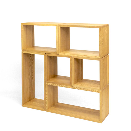 タモつみかさねラック 40×60cm 木製ラック 無垢 ボックス フリーラック